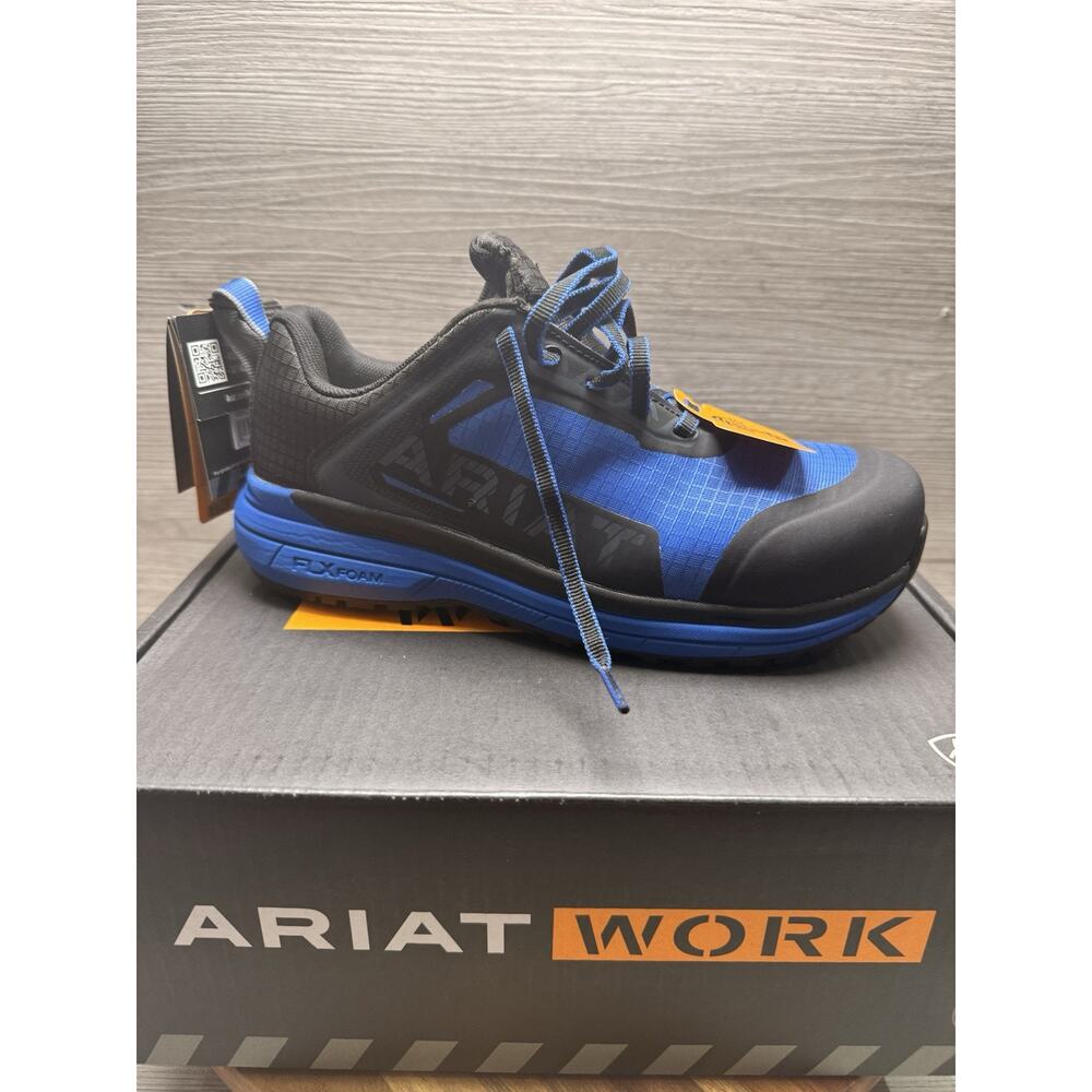 Ariat Shoes Outpace Day One Safety Comp Toe Work Baltic Blue Womens 6